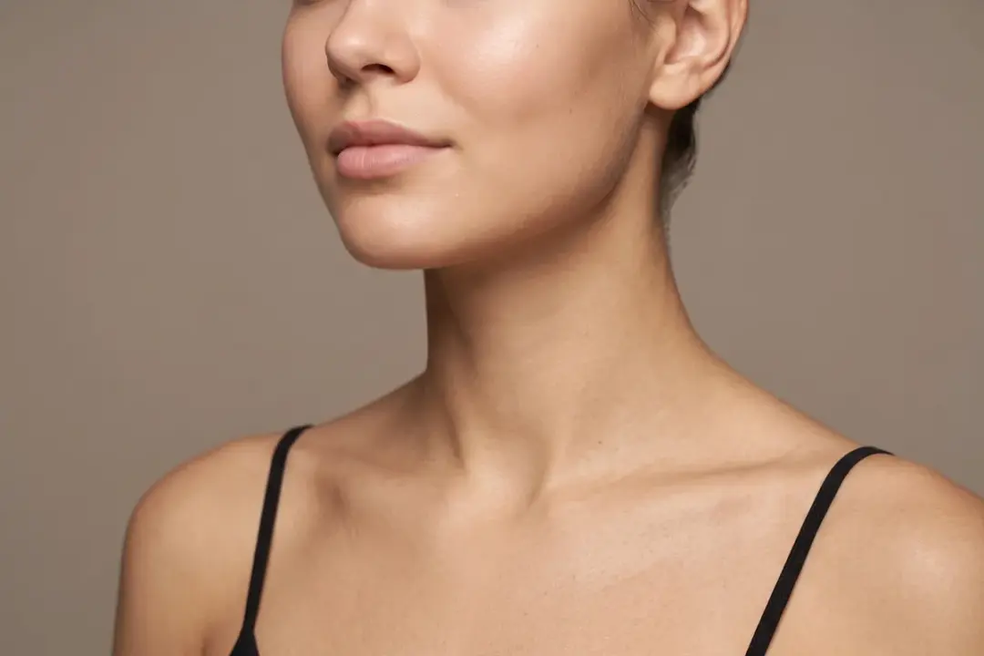 Close-up of cheek and jawline with smooth skin — fat grafting with Dr. Mehmet Sürmeli, Istanbul